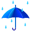 雨(64x64 GIFアニメ)