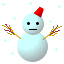 雪(64x64 GIFアニメ)