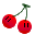 サクランボ (32x32 GIFアニメ)