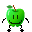 青リンゴ (32x32 GIFアニメ)
