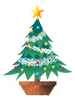 クリスマスツリー (75x100)